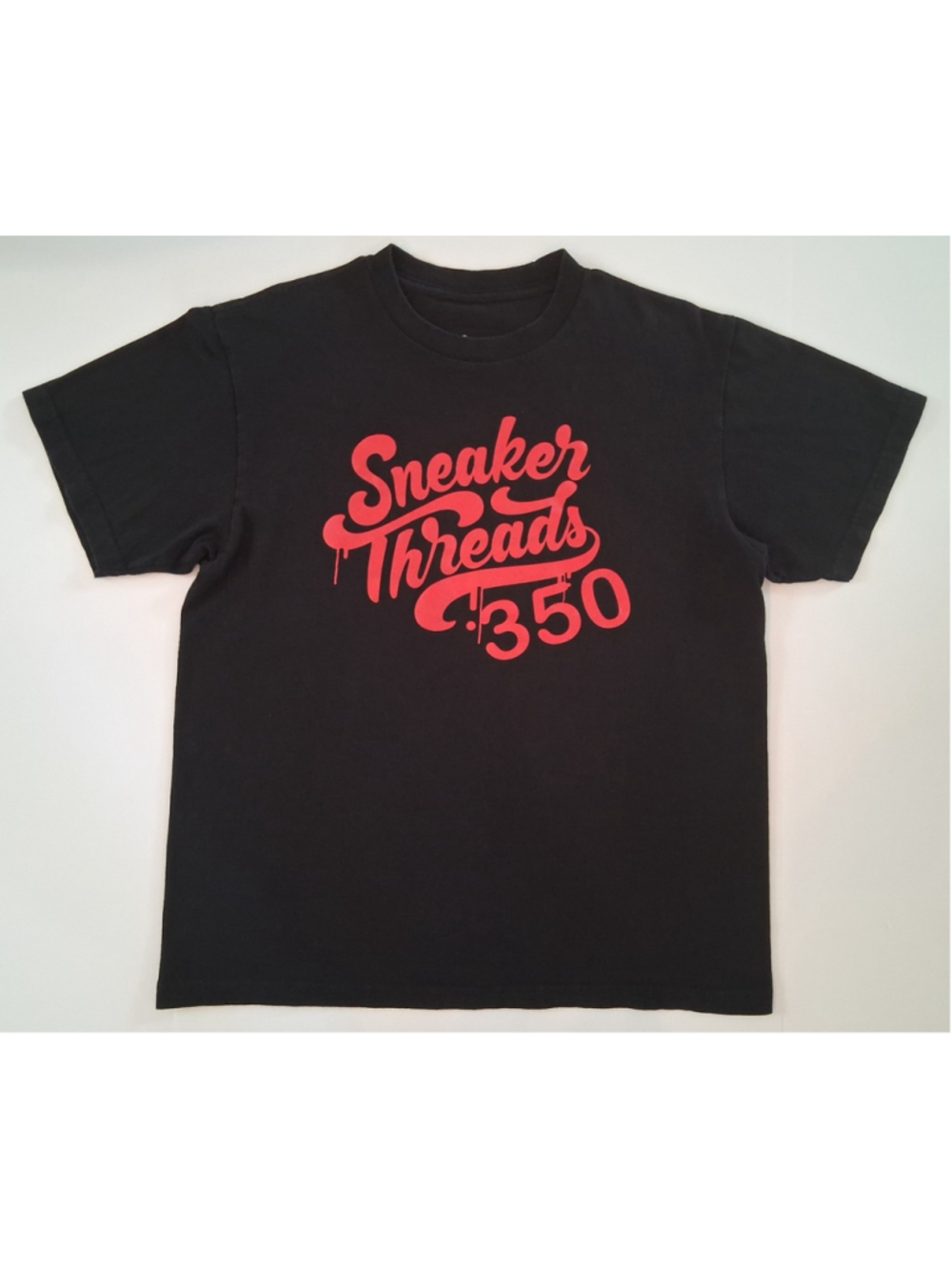Sneaker Threads 350 Men's Large T-shirt To Match Yeezy Black & Red Made In USA